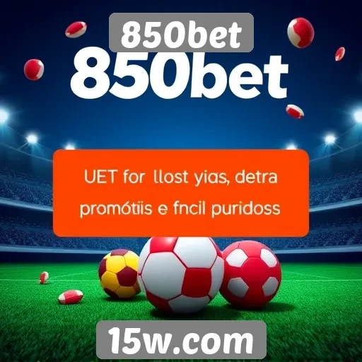 Promoções e bônus disponíveis na plataforma 850bet